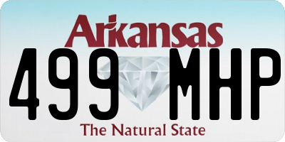 AR license plate 499MHP