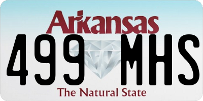 AR license plate 499MHS
