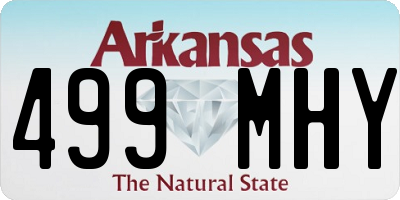 AR license plate 499MHY