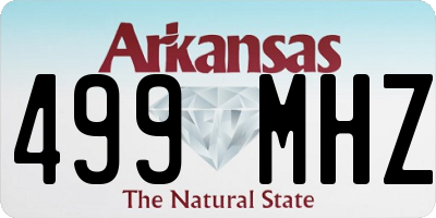 AR license plate 499MHZ