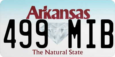 AR license plate 499MIB