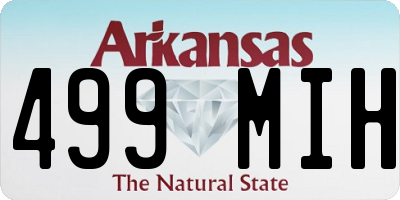 AR license plate 499MIH