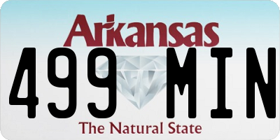 AR license plate 499MIN