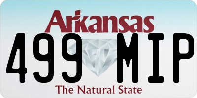 AR license plate 499MIP