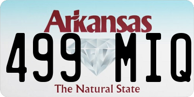 AR license plate 499MIQ