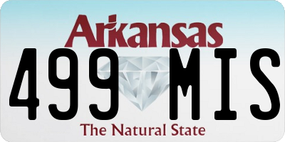 AR license plate 499MIS