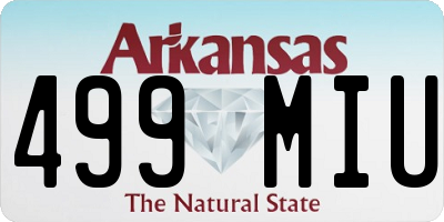 AR license plate 499MIU