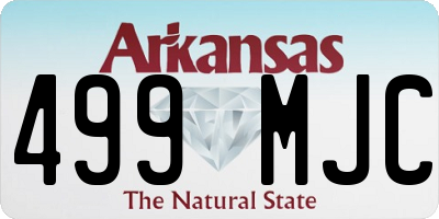 AR license plate 499MJC