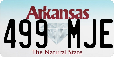 AR license plate 499MJE