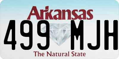 AR license plate 499MJH