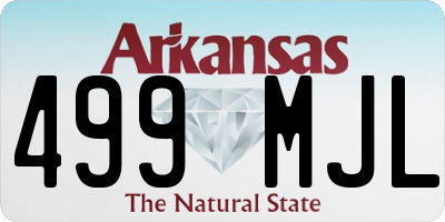 AR license plate 499MJL