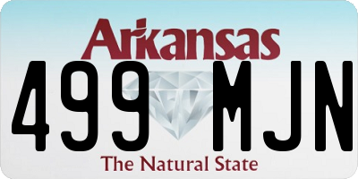 AR license plate 499MJN