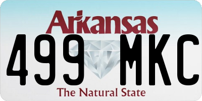 AR license plate 499MKC
