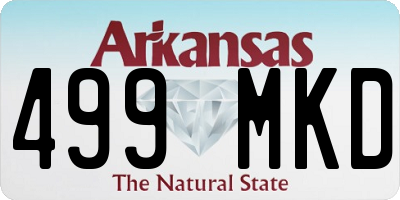 AR license plate 499MKD