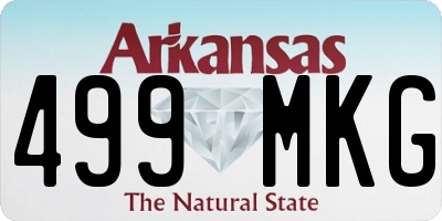 AR license plate 499MKG