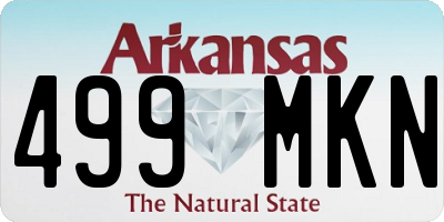 AR license plate 499MKN