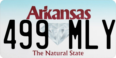 AR license plate 499MLY
