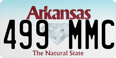 AR license plate 499MMC