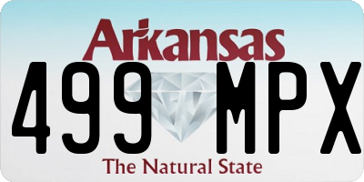 AR license plate 499MPX