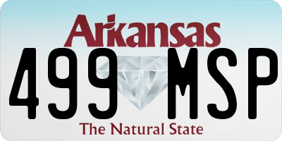 AR license plate 499MSP
