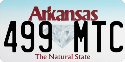 AR license plate 499MTC