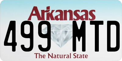AR license plate 499MTD
