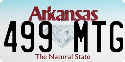 AR license plate 499MTG