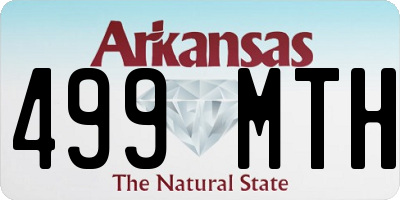 AR license plate 499MTH