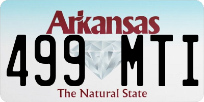 AR license plate 499MTI