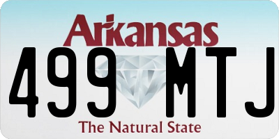 AR license plate 499MTJ