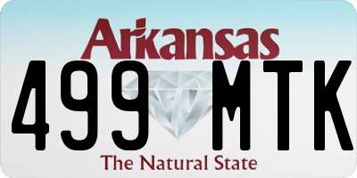 AR license plate 499MTK