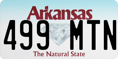 AR license plate 499MTN