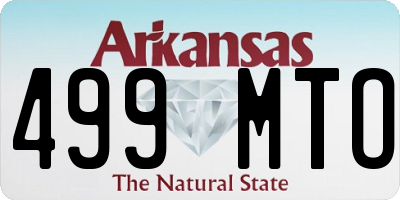 AR license plate 499MTO