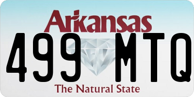 AR license plate 499MTQ