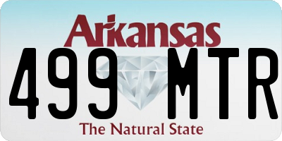 AR license plate 499MTR