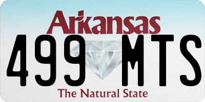 AR license plate 499MTS