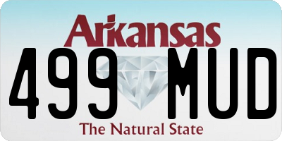 AR license plate 499MUD
