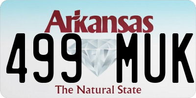 AR license plate 499MUK