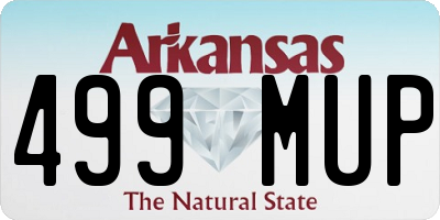 AR license plate 499MUP