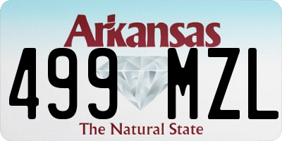 AR license plate 499MZL