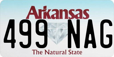 AR license plate 499NAG