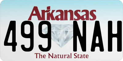 AR license plate 499NAH