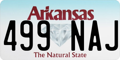 AR license plate 499NAJ