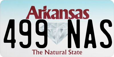 AR license plate 499NAS