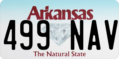 AR license plate 499NAV