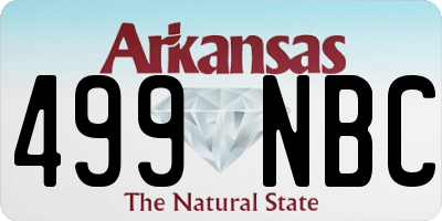 AR license plate 499NBC