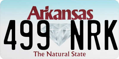 AR license plate 499NRK