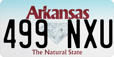 AR license plate 499NXU