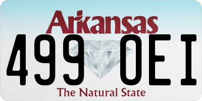 AR license plate 499OEI