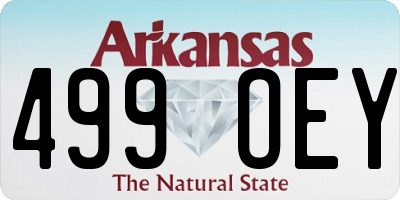 AR license plate 499OEY